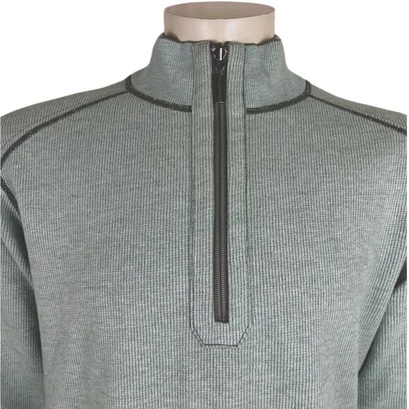 Tommy Bahama Flipshore 1/2 Zip Reversible Sweatshirt Excellent Condition XL - Picture 10 of 11